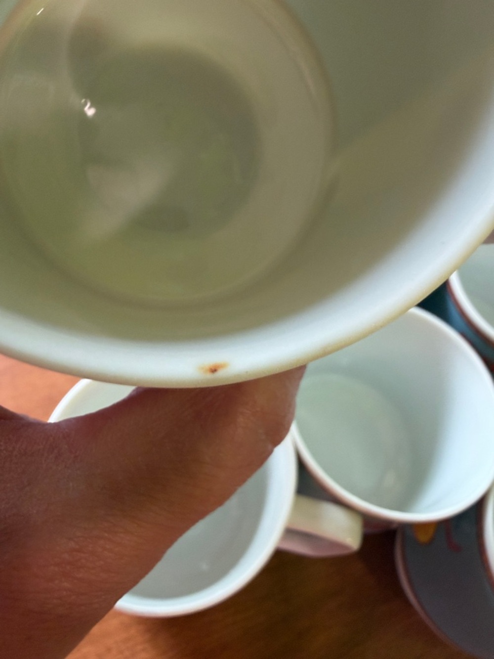 Vintage Porcelain Maxwell House Pedestal Coffee Cup Set of 7 - Picture 7 of 13